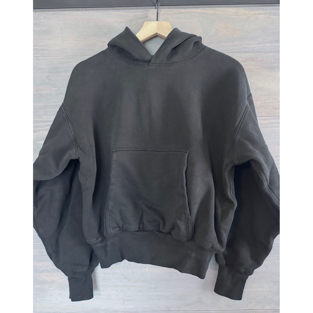 YZY‎ Easy YEEZY x Gap S 701377-00 Double Layered Black Pullover Hoodie XS